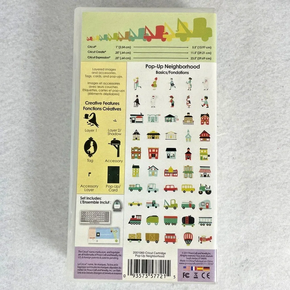 Cricut Cartridge Lot of 5: Neighborhood Flowers Animals Birds LIKELY LINKED